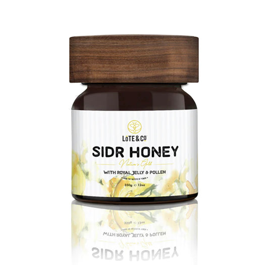 Yemeni Sidr Honey With Royal Jelly & Bee Pollen (350g)